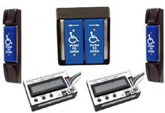 2.4GHz wireless vestibule door activation kit